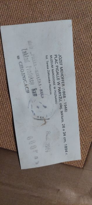 Sprzedam obraz  Józefa Mehoffer