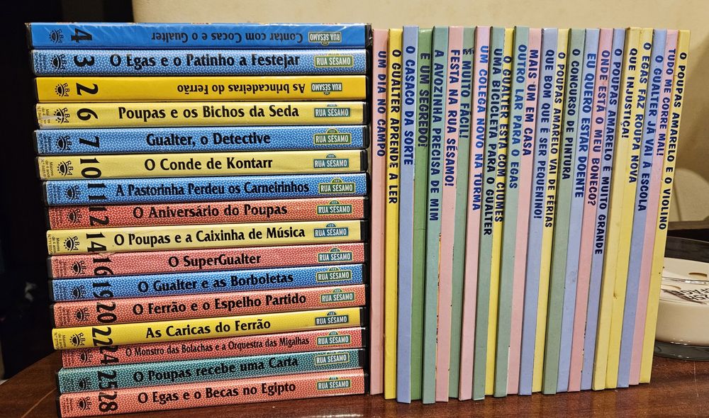 Rua Sesamo - Dvd e livros