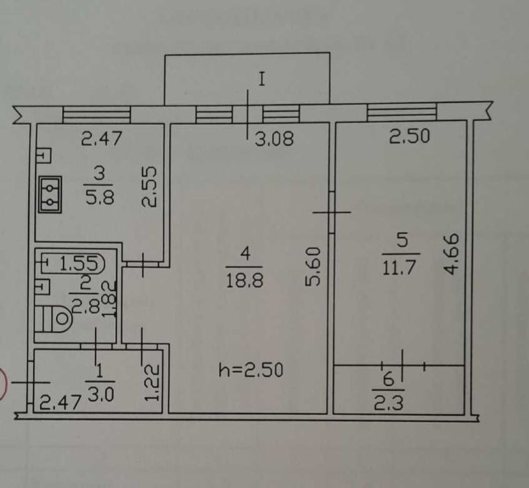 Продаж 2-х кімнатної квартири
