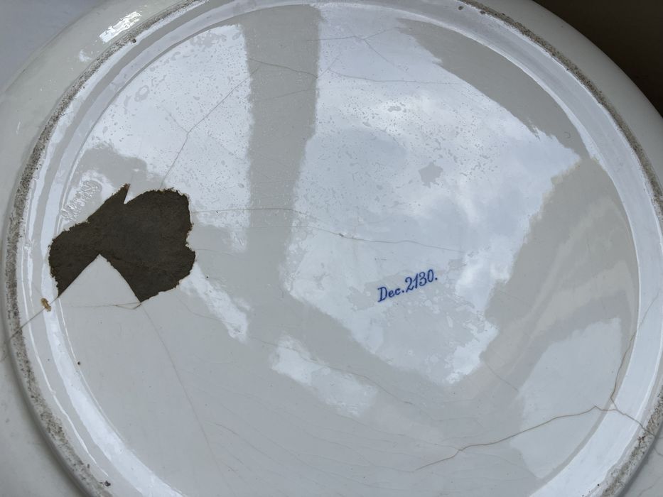 Bacia e jarro de lavatório vintage