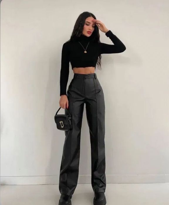 Штани жіночі еко шкіра