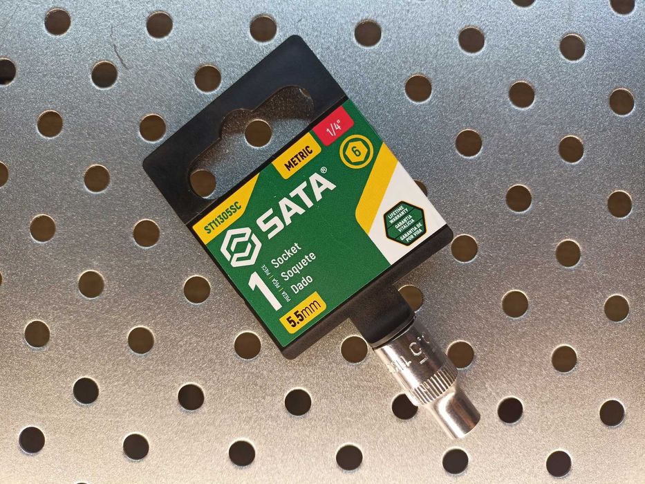 Nasadka 6-kątna 1/4" 5,5 mm Cr-V SATA ST11305SC 5,5mm