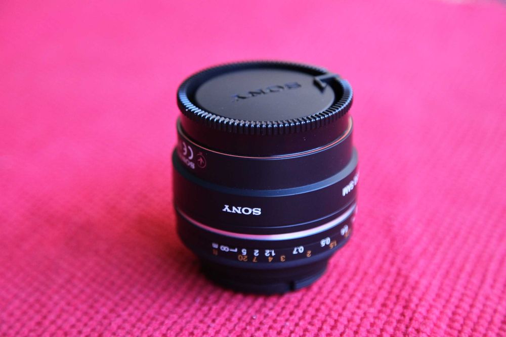SONY objectiva máquina fotográfica 50mm