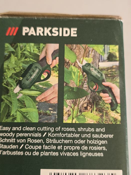 PARKSIDE 4V Tesoura de Jardim Sem Fio