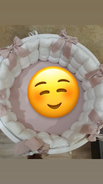 Бортики на круглую и овальную кроватку