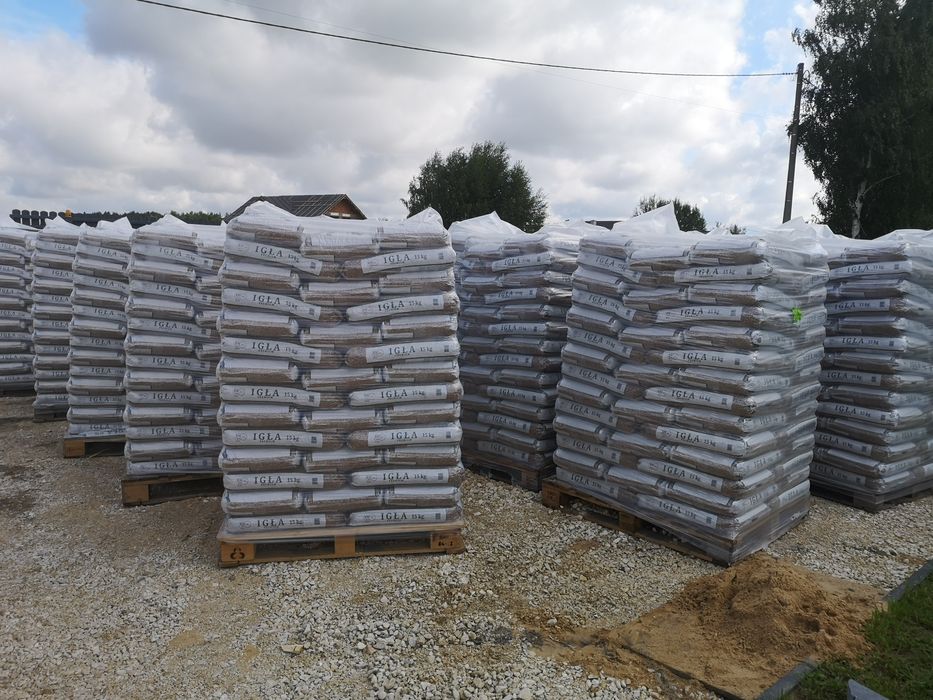 Pellet sosnowy En A1plus premium certyfikat transport winda