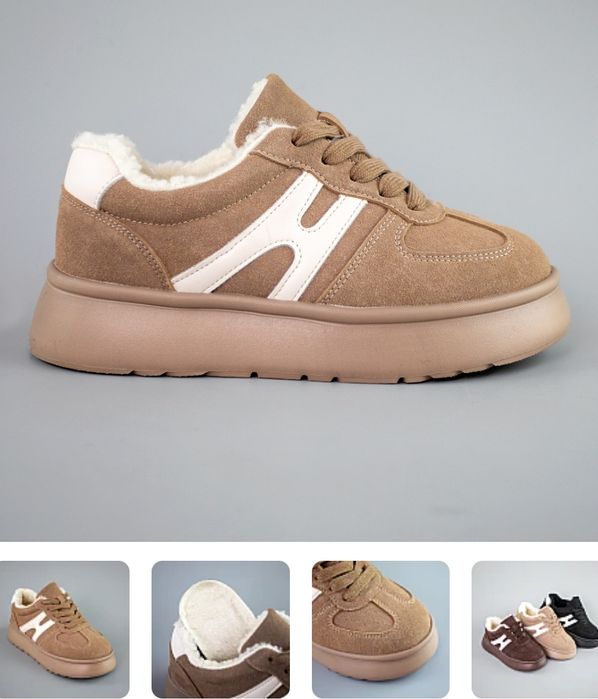 Зимові кеди(натуральний замш)