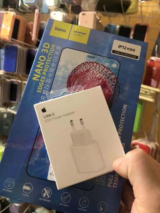 Зарядка USB-C 20 ват на айфон  Блок быстрой зарядки 13pro 14 15 16 11