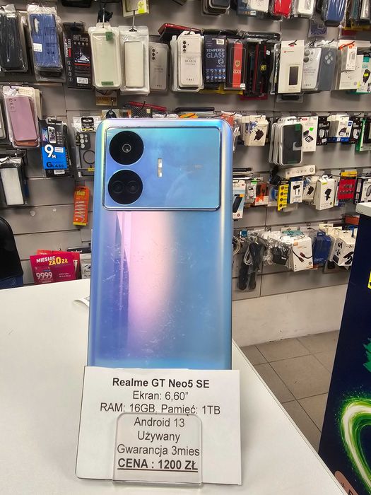 Sprzedam telefon Realme GT Neo5 SE    16GB + 1TB PAMIĘĆ