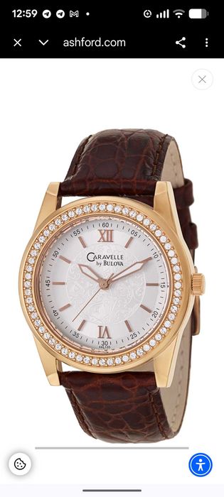 Оригінальний жіночий годинник Caravelle by Bulova.