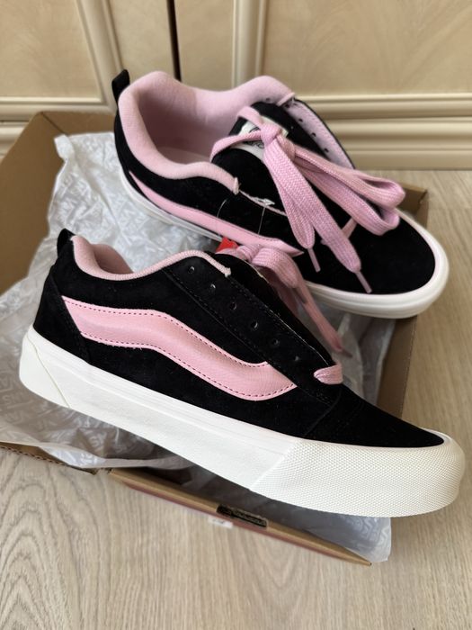 ФАВОРИТ! Vans KNU Skool Black Pink 40,5 (26 см)