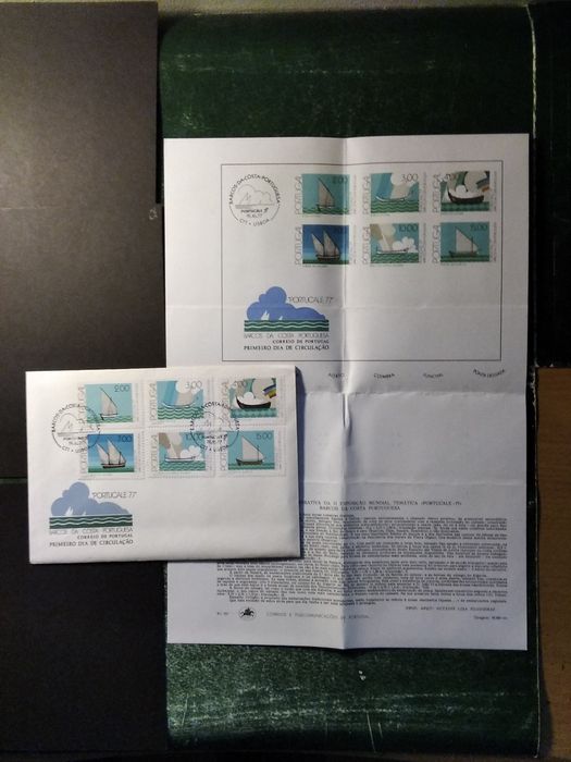 1977 FDC 2° Exposição Mundial Temática Portucal 77 MNH **