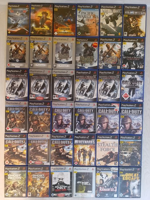 Kolekcja gier na PS2 * Nr. 4/9 * Sprawdź * 313 Pozycji * wysyłka gry *