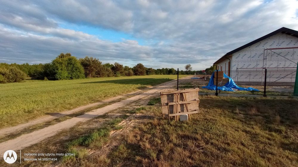 Działka 830m z WZ Miąse Tłuszcz