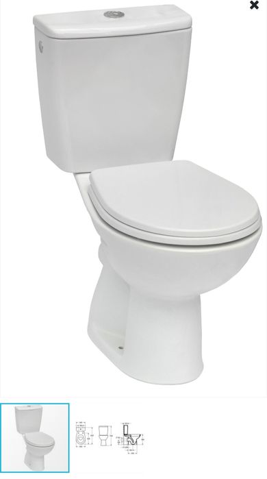 Wc nowy kompakt roca zoom toaleta sedes