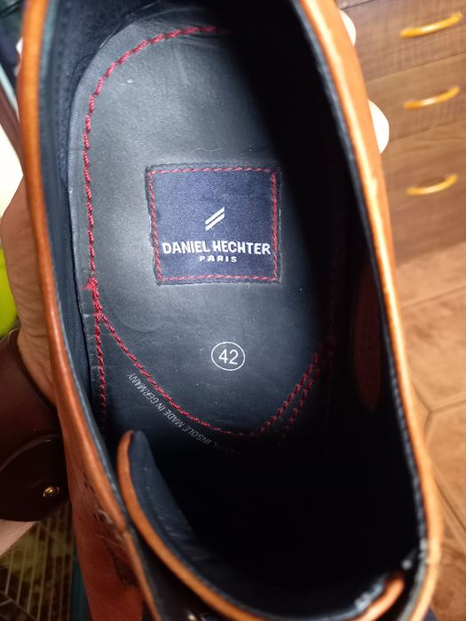 Pantofle skorzane Daniel Hechter 42