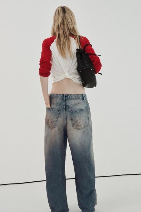 Джинси Zara з ефектом бруду