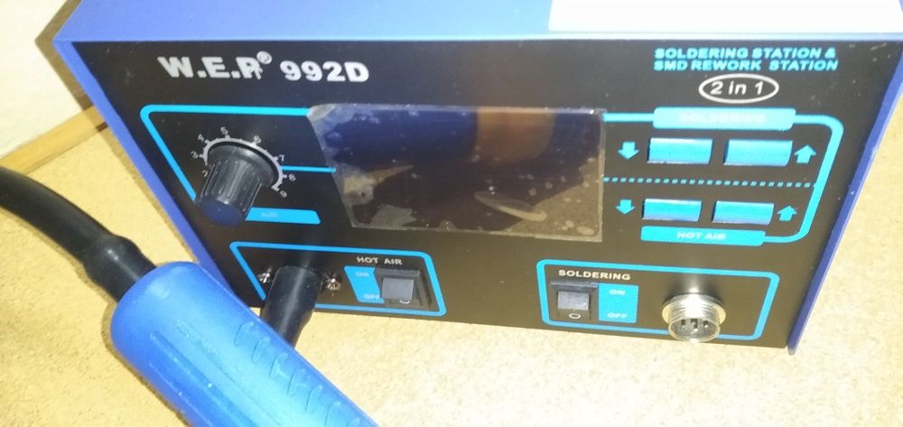 Stacja lutownicza HotAir WEP 992D. SUPER OFERTA