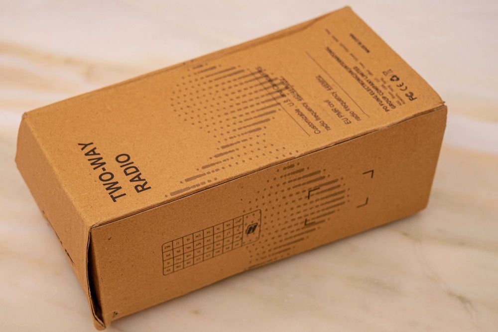 2 radios walkie talkie PMR Baofeng com 16 canais,novo na embalagem!