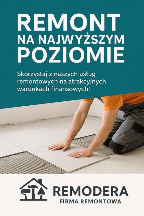 Kompleksowe wykonczenia/remonty od 700 za metr 2