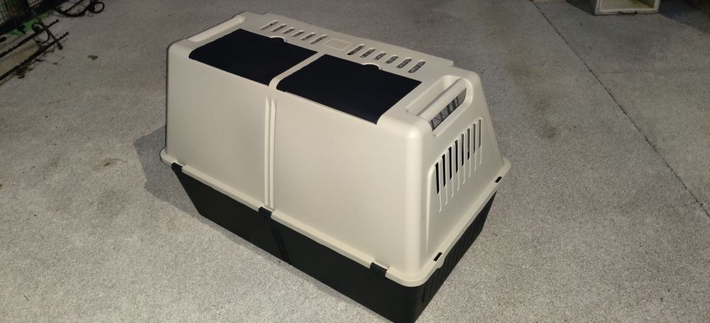 Transportadora dupla para cães/gatos