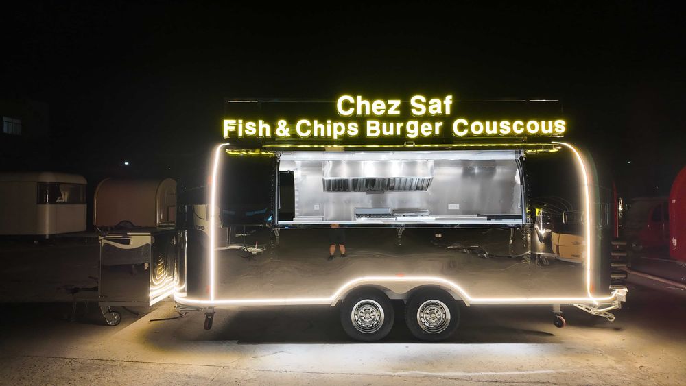 Food truck - Roulote - Trailer - Street Food 580CM