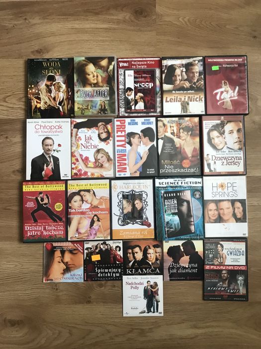 Zestaw filmów DVD romans komedia