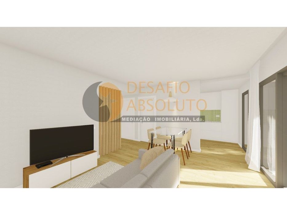 Apartamento NOVO T2+1 c/ Sotão e varandas. Quinta do Conde