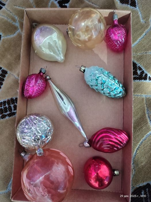 Ёлочные игрушки СССР