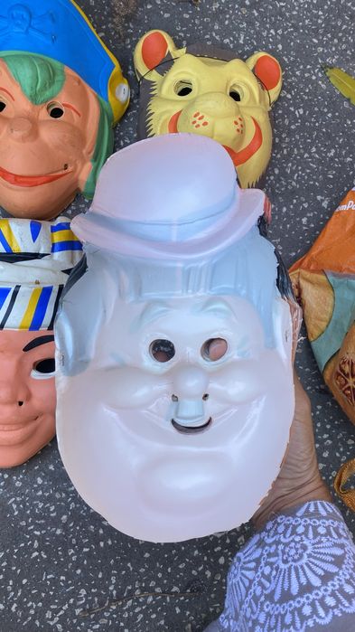 Antigas mascaras carnaval