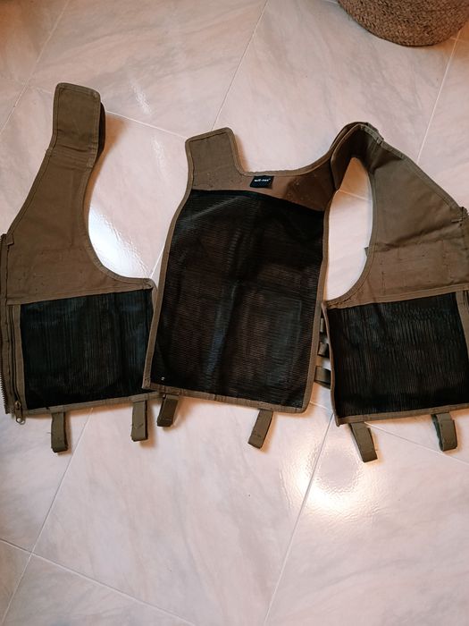 Colete tático, porta mas e bolsa acessorios