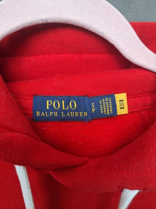 Polo Ralph Lauren czerwona damska bluza na misiu S 36