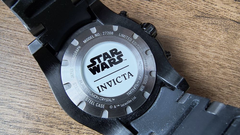 Oryginalny zegarek Invicta Darth Vader limiter edition 507/1977