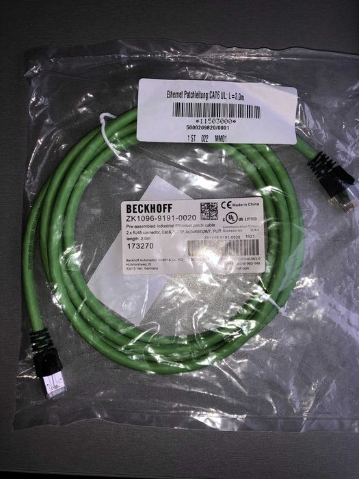 Kabel Ethernet Beckhoff Cat.6 (RJ45) 2m