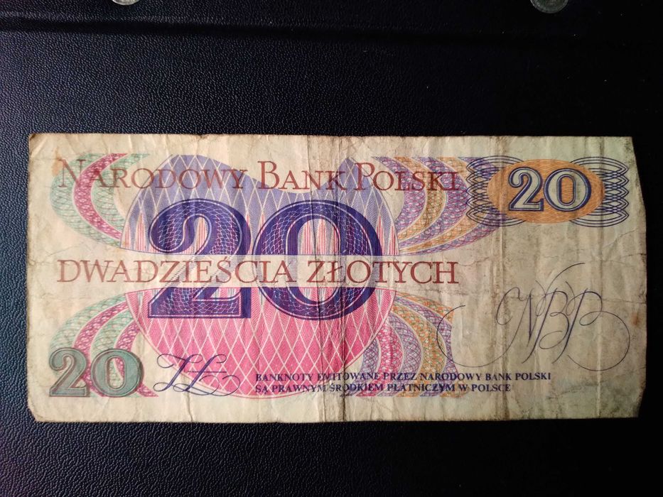 Banknot 20 PRL Romuald Traugutt seria AT