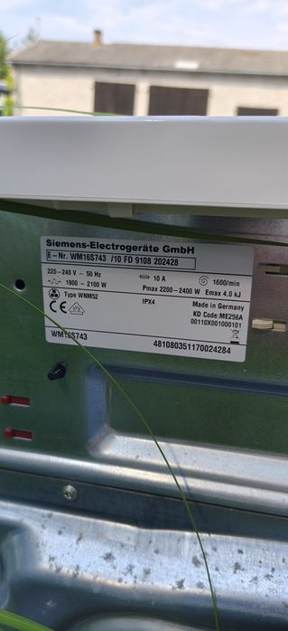 Pralka Siemens Vario Perfect IQ 700