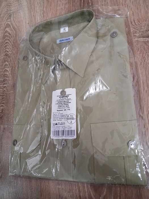 Koszula wojskowa khaki rozm.40/175 nowa