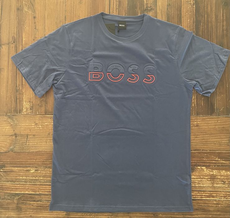 T Shirt de Homem Azul Indigo L