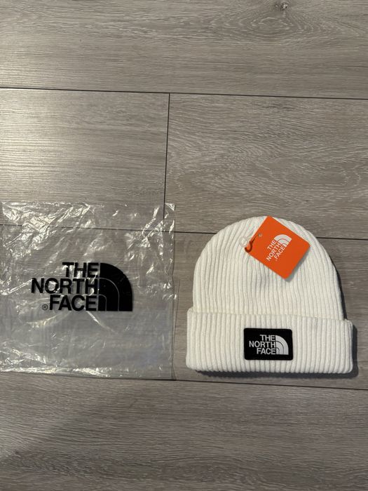 Biala czapka zimowa The North Face, nowa uniwersalna, unisex