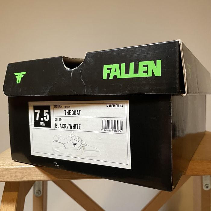 Buty Fallen the goat black/white sneakersy nowe 40