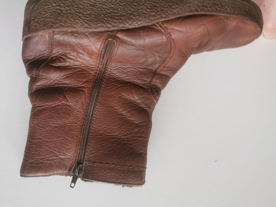 Buty meskie skórzane ocieplane Rozmiar 44