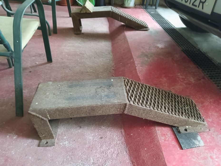 Rampas para viaturas