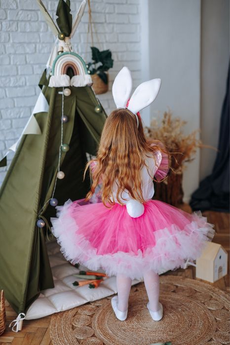 Костюм новорічний зайчишки зайки для дівчинки