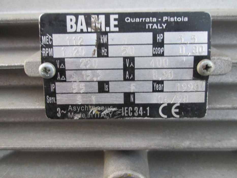 Motor Bame 5,5 cv NOVO