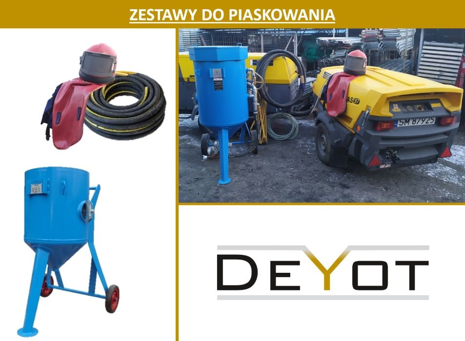 WYNAJEM Zestawy do piaskowania | Piaskarka | Piaskowanie Wypożyczalnia
