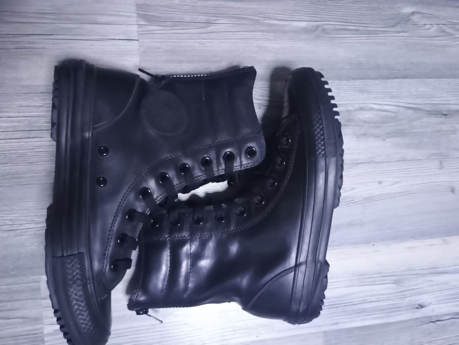Converse кеди шкіра