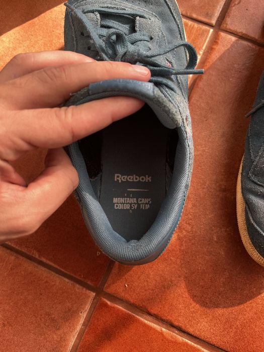 Reebok classic x montana cans