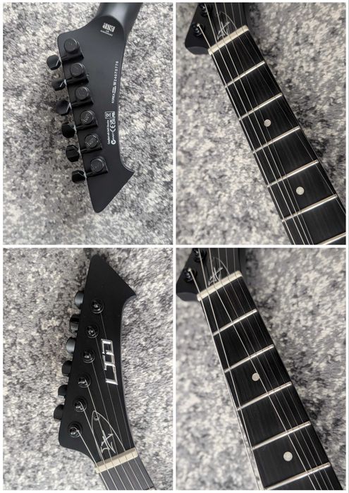 ESP LTD Vulture James Hetfield - Black Satin