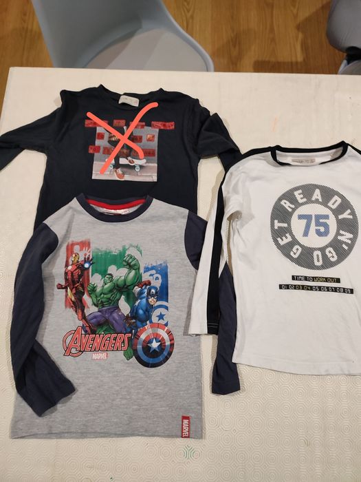 Camisolas manga comprida menino - 6 anos