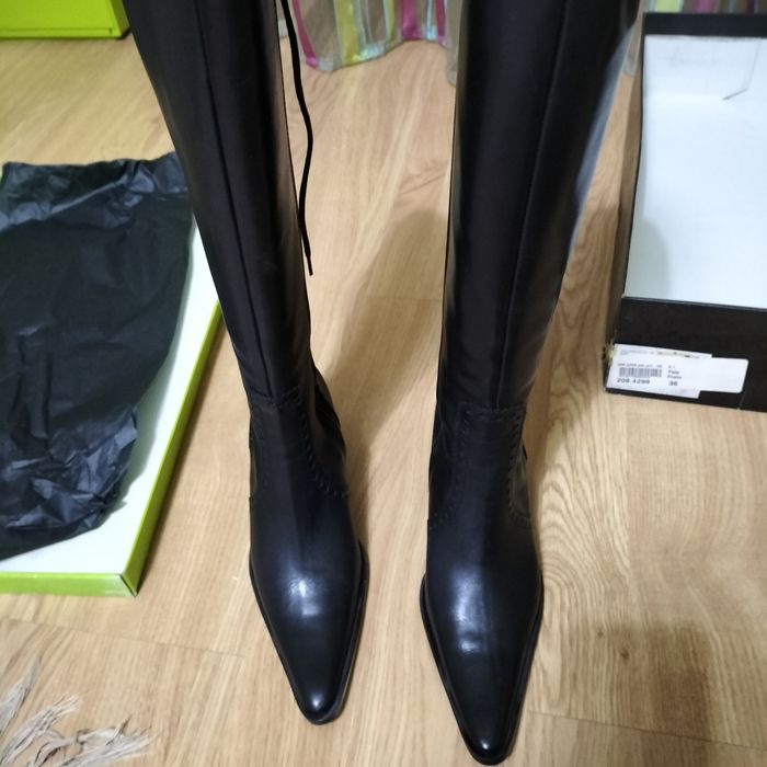 Botas de pele Novas a estrear Foreva tam. 37 caixa de origem